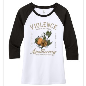 Violet Sorrengail Apothecary Rebecca Basgiath War College Women's Tri-Blend 3/4-Sleeve Raglan Shirt