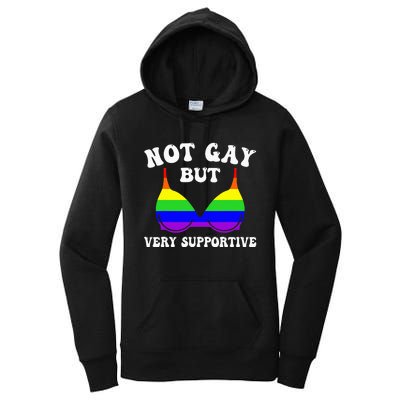 Very Supportive Ally Funny LGBT LGBTQ Women's Pullover Hoodie