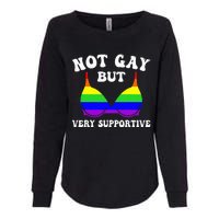 Very Supportive Ally Funny LGBT LGBTQ Womens California Wash Sweatshirt