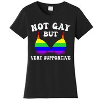 Very Supportive Ally Funny LGBT LGBTQ Women's T-Shirt