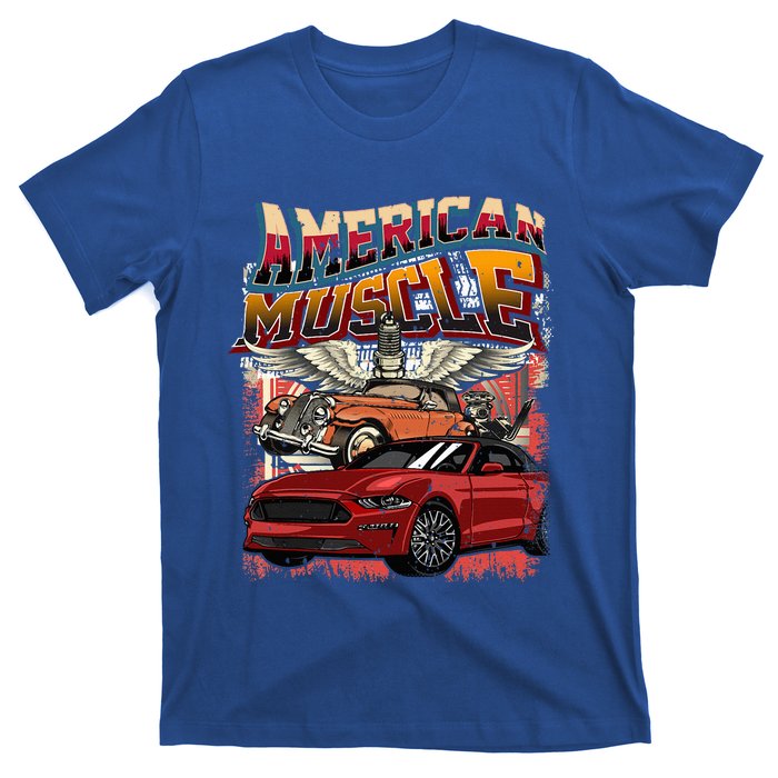 Vintage Streetwear American Muscle Car Graphic Apparel T-Shirt