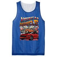 Vintage Streetwear American Muscle Car Graphic Apparel Mesh Reversible Basketball Jersey Tank