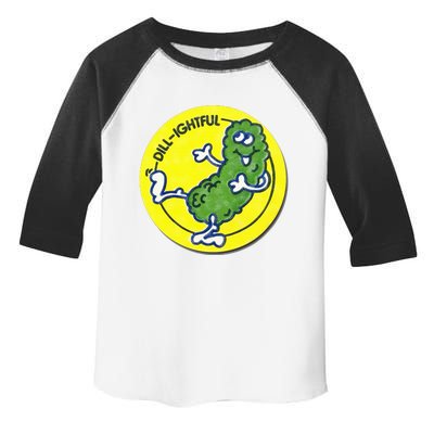 Vintage Scratch and Sniff Sticker Dill Pickle DillLightful Toddler Fine Jersey T-Shirt