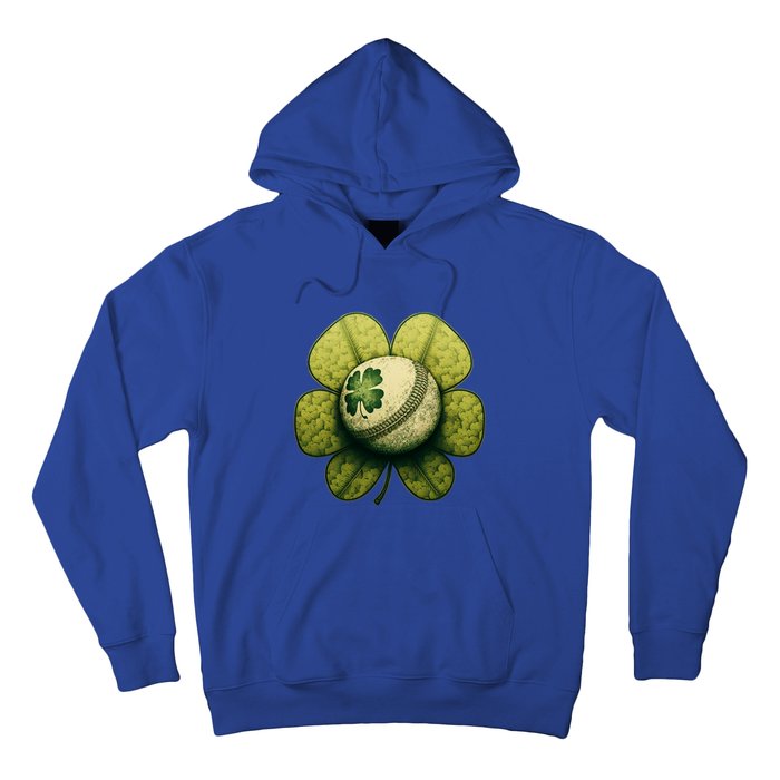 Vintage Shamrock Baseball St Patrick's Gift Hoodie