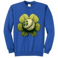 Vintage Shamrock Baseball St Patrick's Gift Sweatshirt