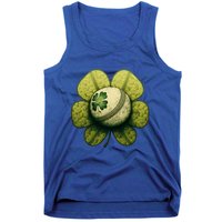 Vintage Shamrock Baseball St Patrick's Gift Tank Top