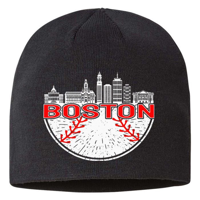 Vintage Style Boston Baseball Tee Sustainable Beanie