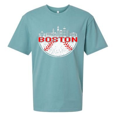 Vintage Style Boston Baseball Tee Sueded Cloud Jersey T-Shirt