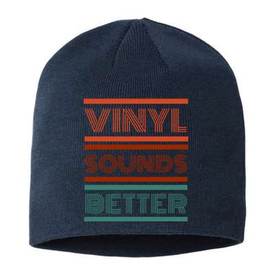 Vinyl Sounds Better Sustainable Beanie