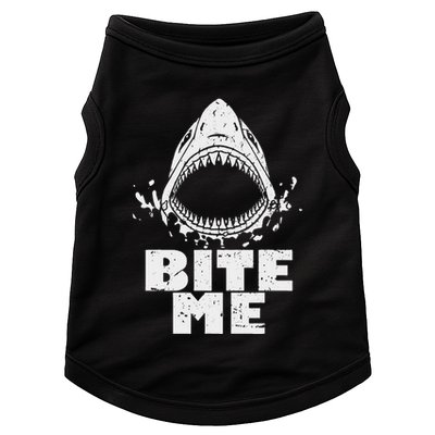 Vintage Shark Bite Me Shark Doggie Tank