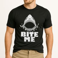 Vintage Shark Bite Me Shark Cooling Performance Crew T-Shirt