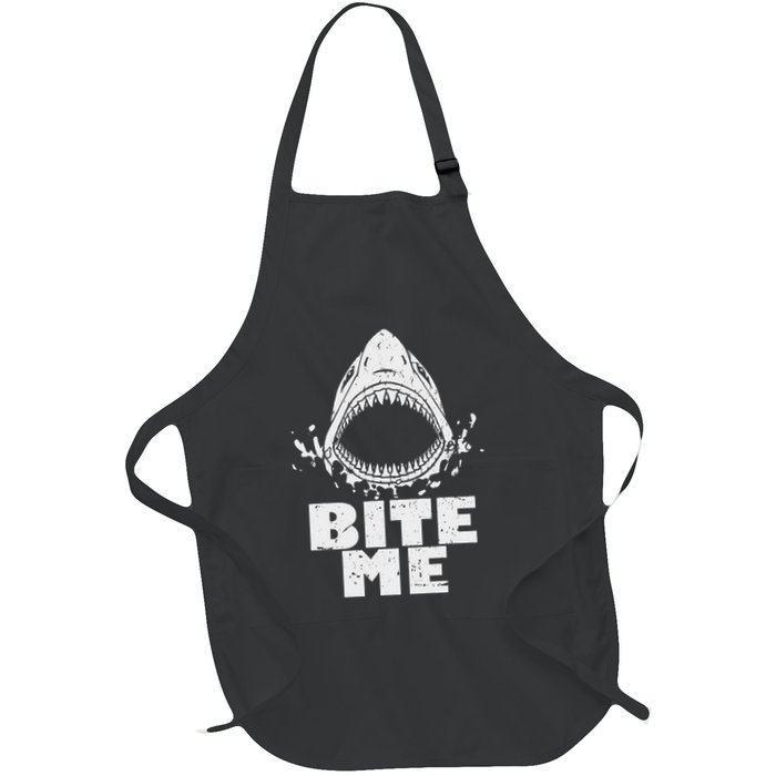 Vintage Shark Bite Me Shark Apron