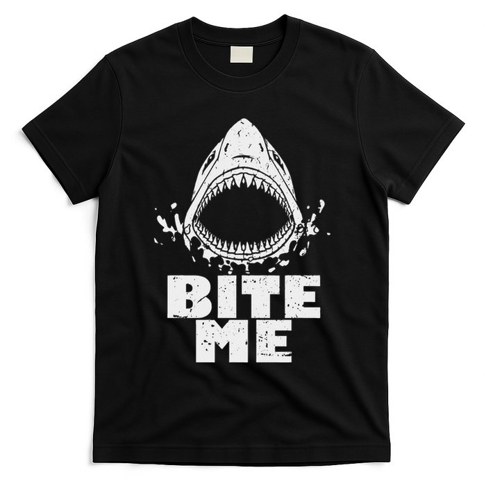Vintage Shark Bite Me Shark T-Shirt