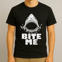 Vintage Shark Bite Me Shark T-Shirt