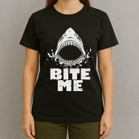 Vintage Shark Bite Me Shark T-Shirt