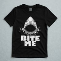 Vintage Shark Bite Me Shark T-Shirt