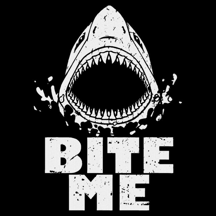 Vintage Shark Bite Me Shark T-Shirt