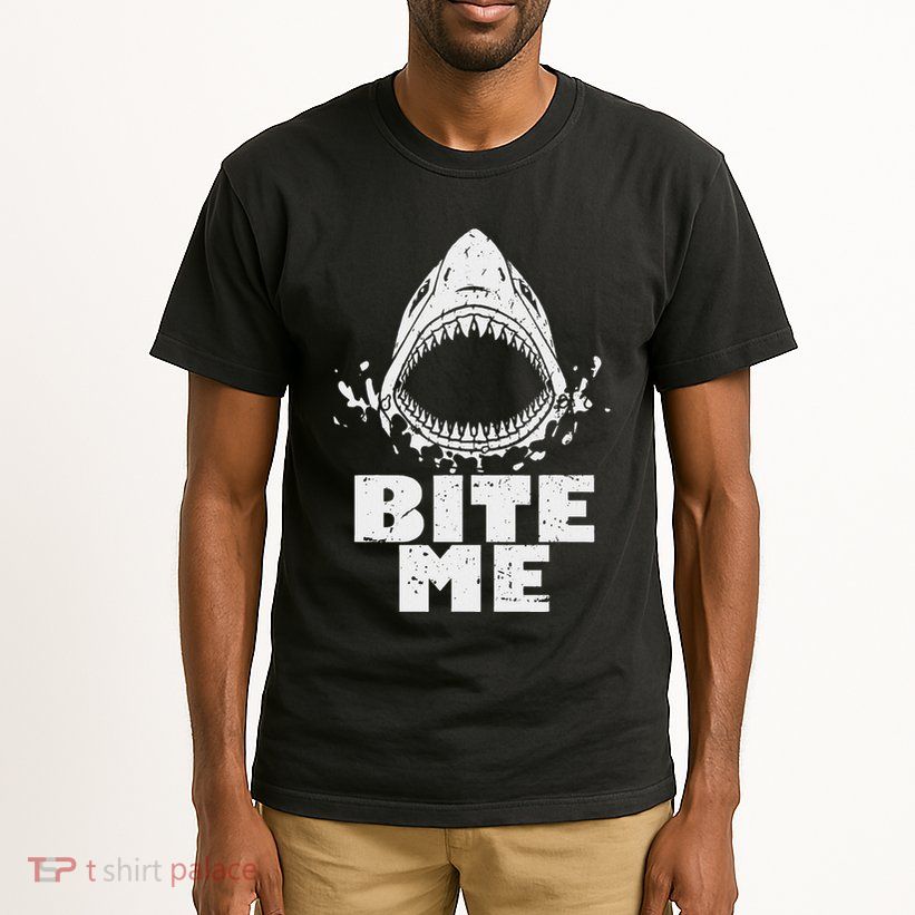 Vintage Shark Bite Me Shark Tall T-Shirt