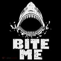 Vintage Shark Bite Me Shark Tall T-Shirt
