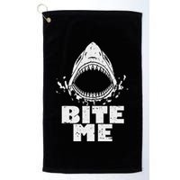 Vintage Shark Bite Me Shark Golf Towel