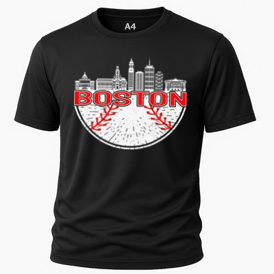 Vintage Style Boston Baseball Tee Cooling Performance Crew T-Shirt