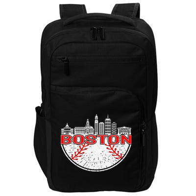 Vintage Style Boston Baseball Tee Impact Tech Backpack