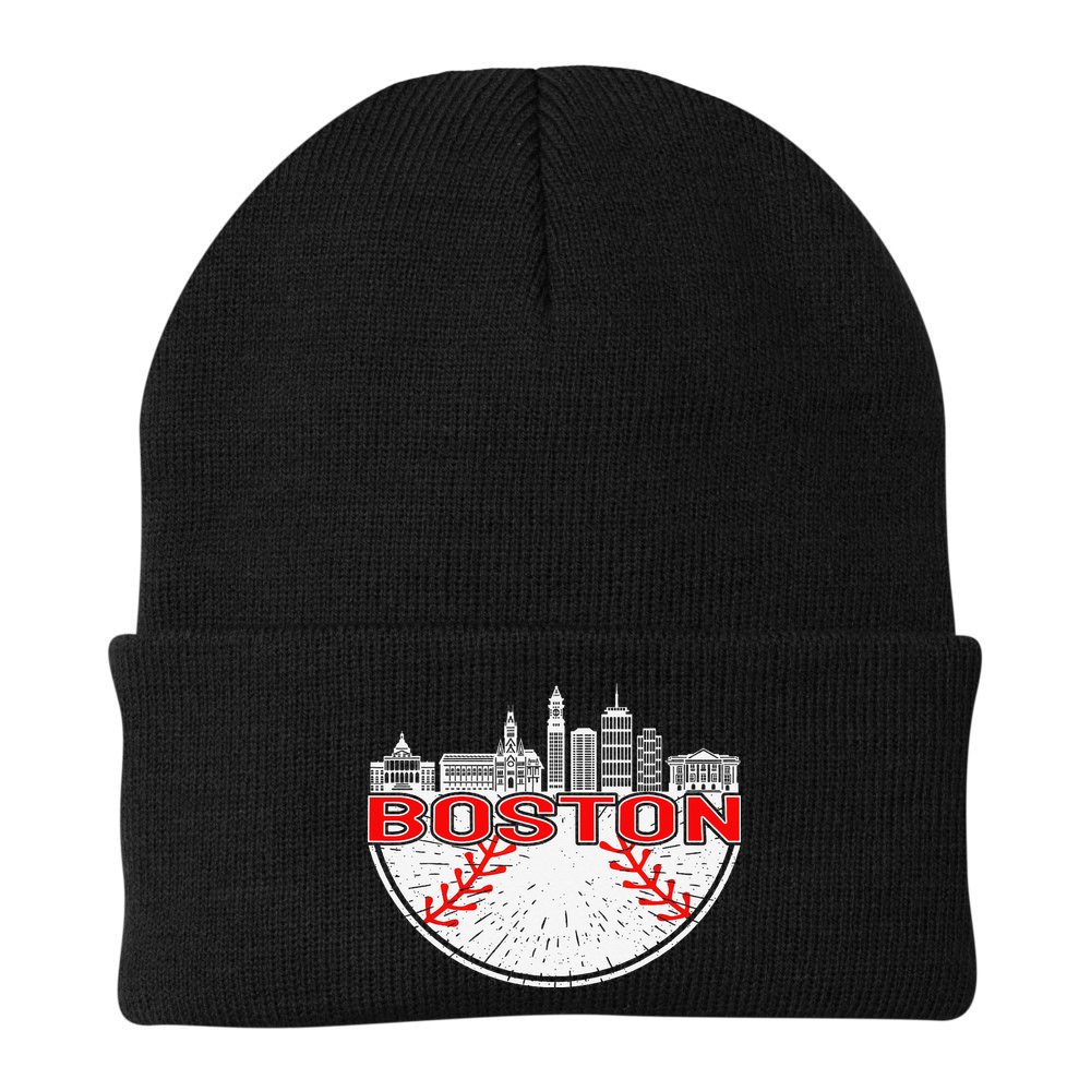 Vintage Style Boston Baseball Tee Beanie