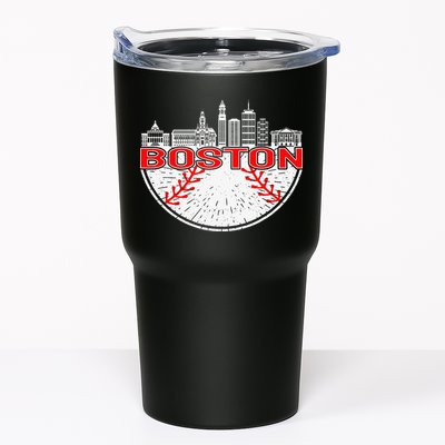 Vintage Style Boston Baseball Tee Tumbler