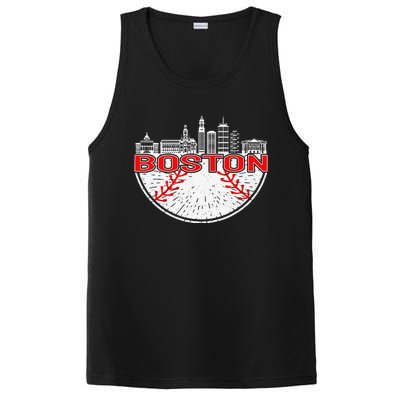 Vintage Style Boston Baseball Tee PosiCharge Competitor Tank