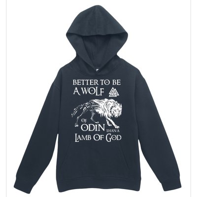 Viking Shirt, Better Be A Wolf Of Odin Norse Mythology Pullover Urban Pullover Hoodie