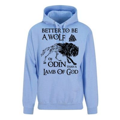 Viking Shirt, Better Be A Wolf Of Odin Norse Mythology Pullover Unisex Surf Hoodie