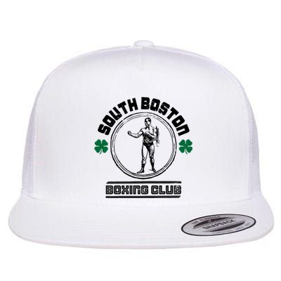 Vintage South Boston Boxing Club Boxing Meaningful Gift Flat Bill Trucker Hat