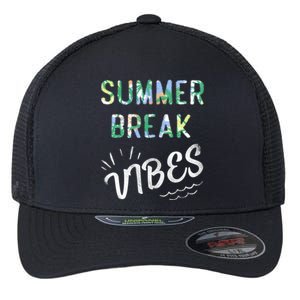 Vacay Summer Brake Vibes Vacation Tee Beach Palms Cruise Tee Meaningful Gift Flexfit Unipanel Trucker Cap