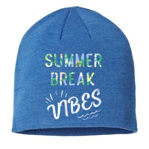 Vacay Summer Brake Vibes Vacation Tee Beach Palms Cruise Tee Meaningful Gift Sustainable Beanie