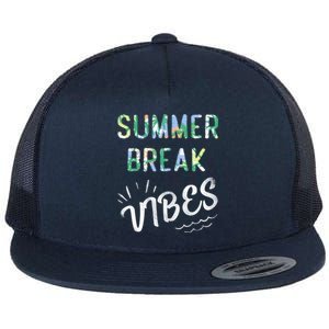 Vacay Summer Brake Vibes Vacation Tee Beach Palms Cruise Tee Meaningful Gift Flat Bill Trucker Hat