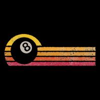 Vintage Style Billiards 8 Ball Silhouette Retro Pool Player T-Shirt