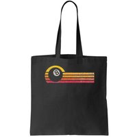 Vintage Style Billiards 8 Ball Silhouette Retro Pool Player Bag