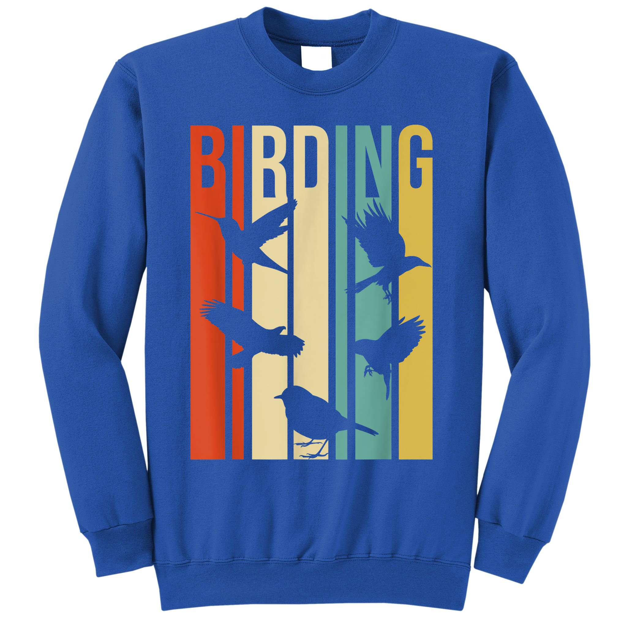 Vintage Style Birding Cute Gift For Birders With Birds Sweatshirt