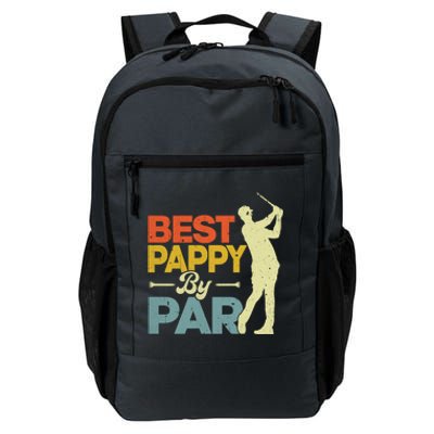 Vintage Style Best Pappy By Par Golf Lover Funny Fathers Day Gift Daily Commute Backpack