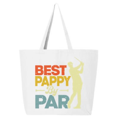 Vintage Style Best Pappy By Par Golf Lover Funny Fathers Day Gift 25L Jumbo Tote