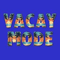 Vacation Summer Beach Scenery And Palm Trees Vacay Mode Ocean Gift Magnet