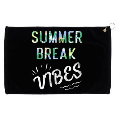 Vacay Summer Brake Vibes Vacation Tee Beach Palms Cruise Tee Great Gift Grommeted Golf Towel