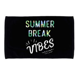 Vacay Summer Brake Vibes Vacation Tee Beach Palms Cruise Tee Great Gift Microfiber Hand Towel