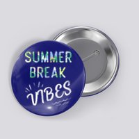 Vacay Summer Brake Vibes Vacation Tee Beach Palms Cruise Tee Great Gift Button