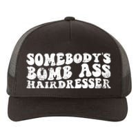 Vintage Somebody's Bomb Ass Hairdresser Premium Yupoong Adult 5-Panel Trucker Hat