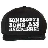 Vintage Somebody's Bomb Ass Hairdresser Premium Wool Snapback Cap