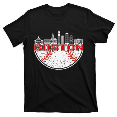 Vintage Style Boston Baseball Tee for Wo T-Shirt