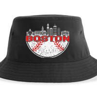 Vintage Style Boston Baseball Tee for Wo Sustainable Bucket Hat