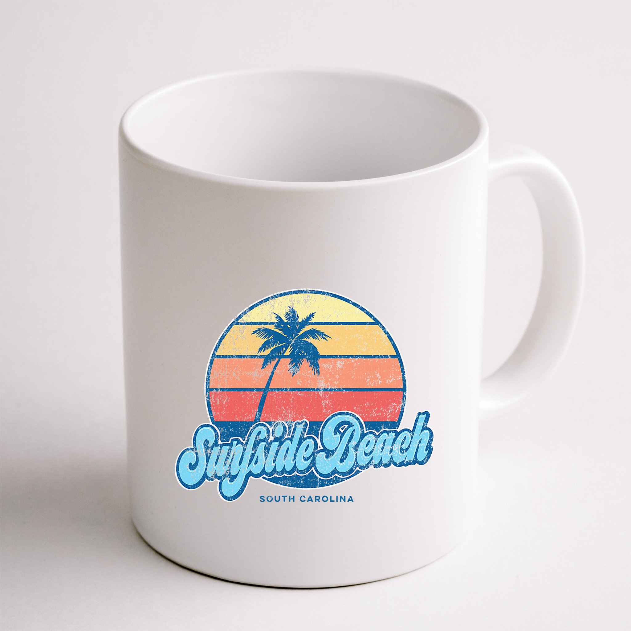 Vintage Surfside Beach South Carolina Sc Classic 70s Mug