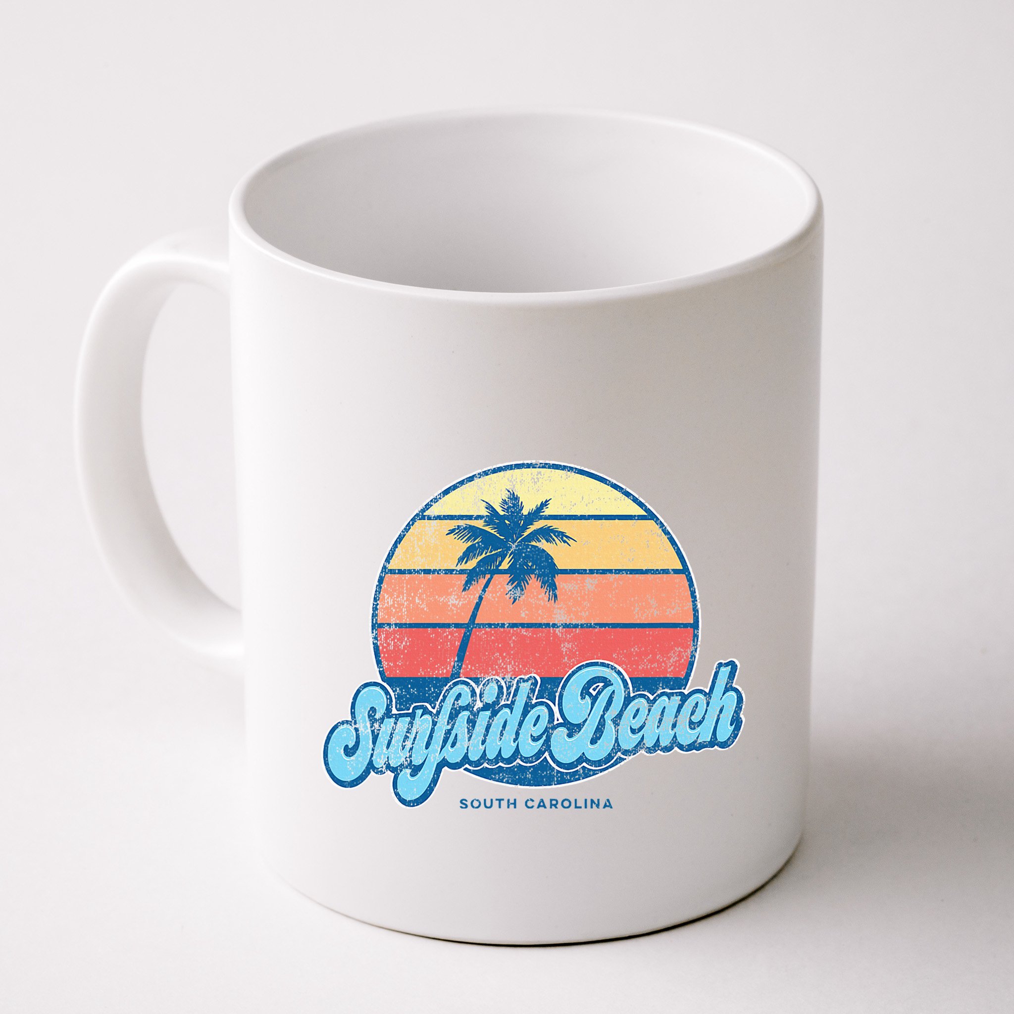 Vintage Surfside Beach South Carolina Sc Classic 70s Mug